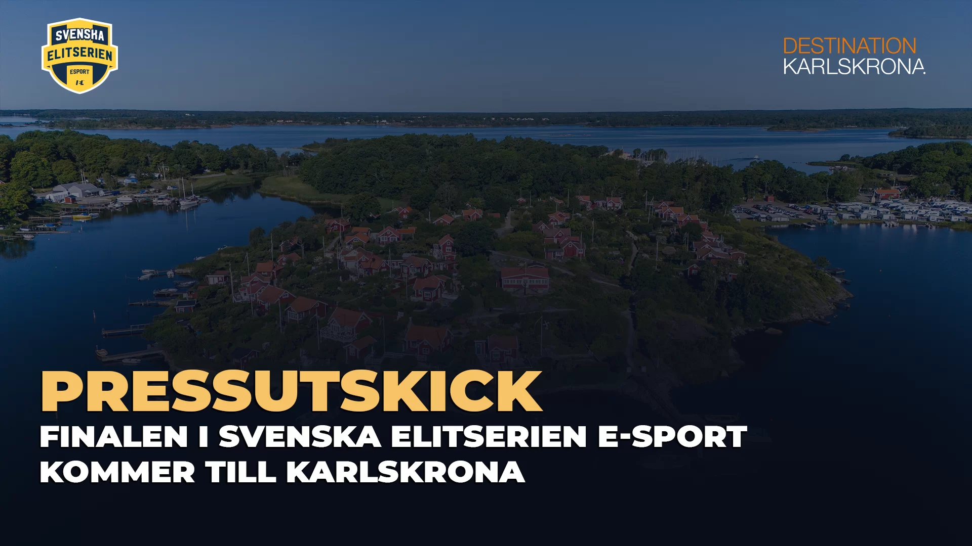 Finalen i Svenska Elitserien E-sport kommer till Karlskrona
